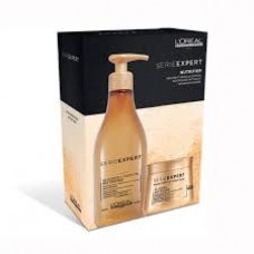 L'Oreal Serie Expert Nutrifier Shampoo & Masque Duo Kit (Silicone-Free)
